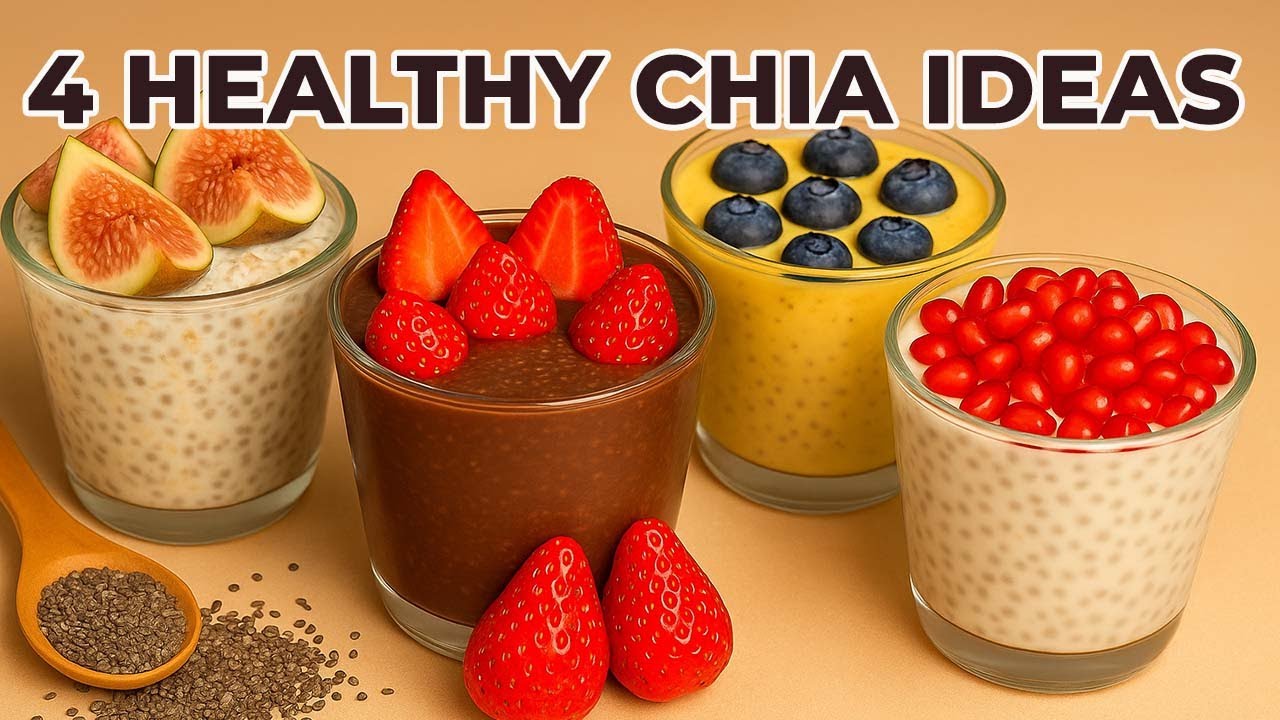 4 Chia Seed Breakfast Ideas 🌱 Quick, Healthy, High Protein & Low ...