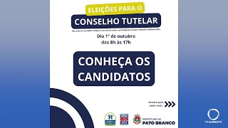 O processo eleitoral do Conselho Tutelar de Pato...