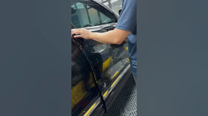 Paint protection film #p10x #paintprotection #automobile #satisfying #ppf #car