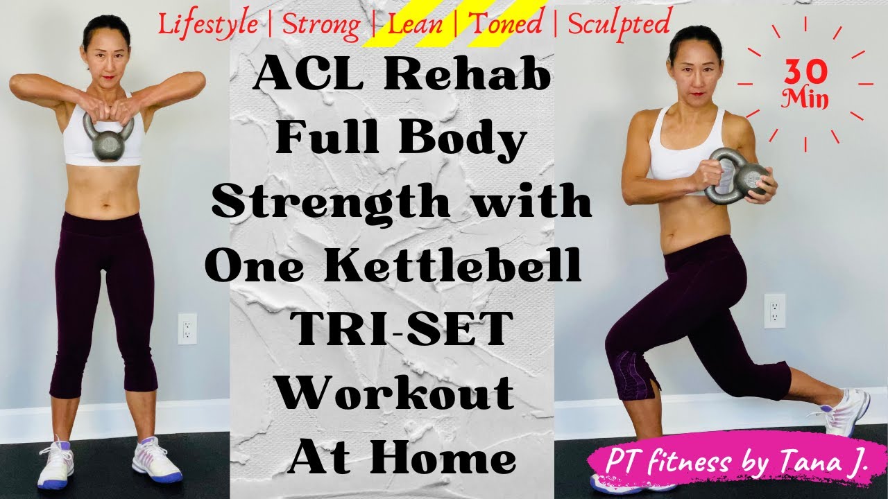 30 Minutes Intense Full Body Strength with One Kettlebell TRI-SET ...
