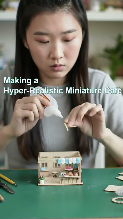 Making a Hyper-Realistic Miniature Café ✨