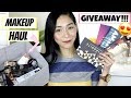 MAKEUP HAUL + GIVEAWAYYY!!!😍