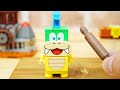 LEGO super mario StopMotion cooking!「LEGO Larry Koopa cake」レゴマリオの不思議な料理「レゴラリーケーキ」の作り方
