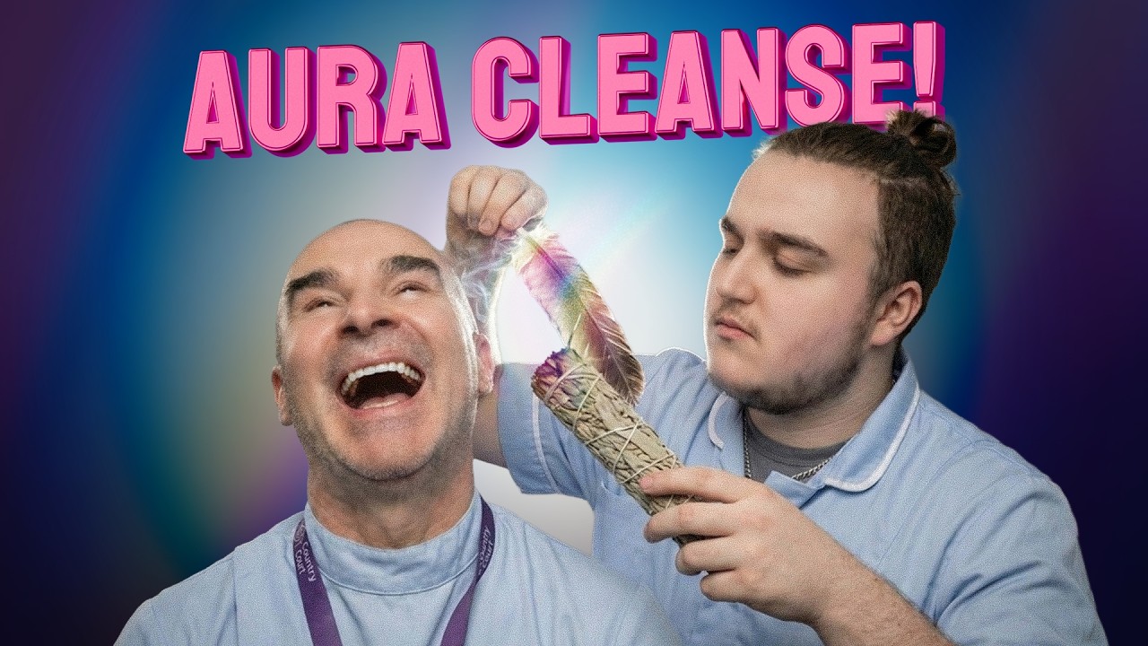 Louie & Albi Cleanse The Care Home Aura for VIP John Partridge! | Louie Spence In Care