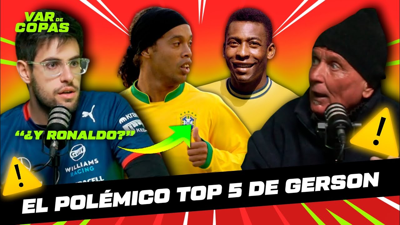 Los 5 MEJORES FÚTBOLISTAS BRASILEÑOS de la HISTORIA