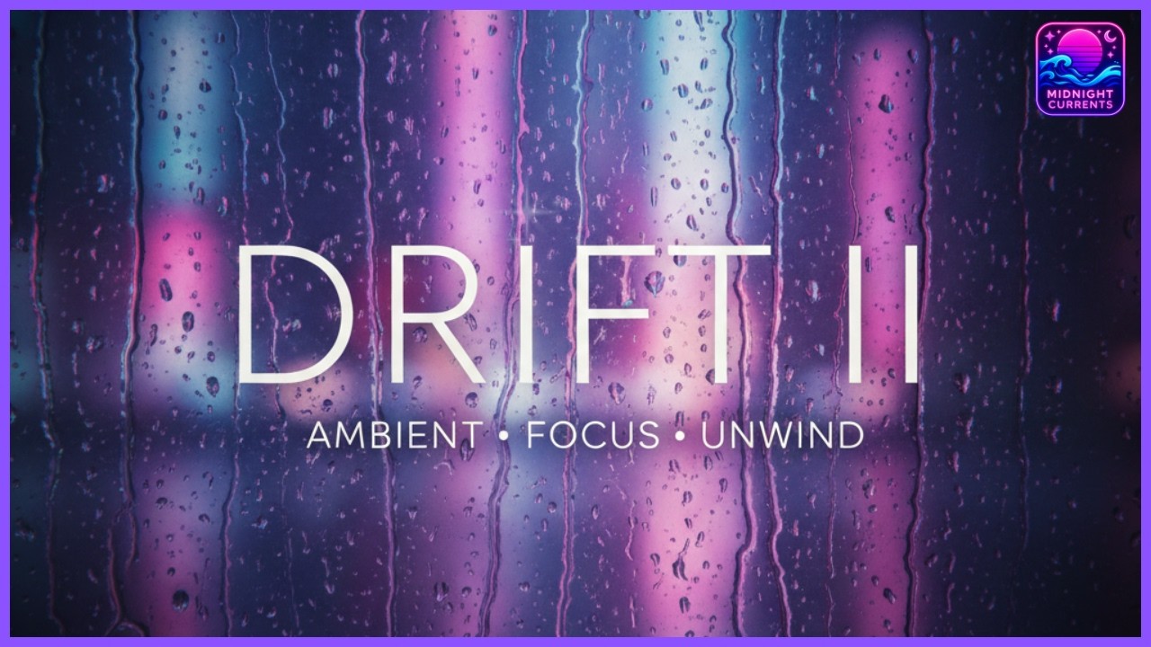 DRIFT II 🌫️ Ambient Electronic Music for Calm, Focus & Late Night (90 Minutes) - Midnight Currents