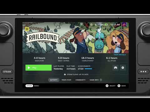 Railbound Steam Deck Gameplay Walkthrough #1