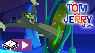 The Tom and Jerry Show | Tom Jumps Into A Mirror | Boomerang UK 🇬🇧 Resimi