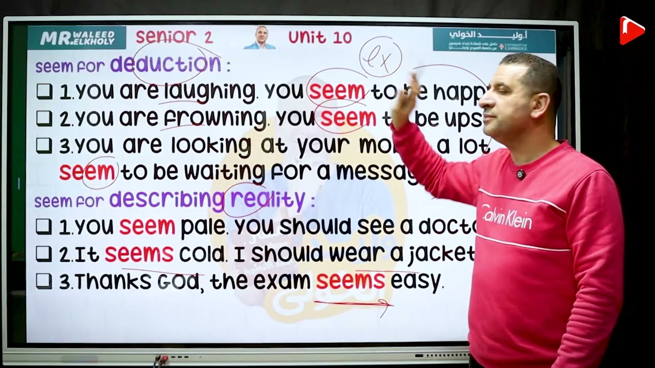 لا تنس الاشتراك في ⬇
📌 جروب الفيسبوك لاي استفسارات : 
https://www.facebook.com/groups/404712930793593
📌 قناة التليجرام : 
https://t.me/EnglishWKH23
📌 صفحة الفيسبوك : 
https://www.facebook.com/mr.walidelkholy
📞 لأي استفسار تواصل معانا واتساب : 
01204660165
اقوى قناة تعليمية للغة الانجليزية 💪
تحتوى على شروحات وحل على جميع اجزاء المنهج: 
الكلمات - Vocabulary
الجرامر - Grammar 
المهارات - Skills 
قطع الفهم - Comprehension 
الترجمة - Translation 
اللغويات - Language Notes
القصة - Novel
المقال - Essay 
وليد الخولي
انجليزي
ثانوية عامة
لغة انجليزية
جرامر 
كلمات
vocabulary
grammar 
ترجمة
قطع فهم 
القصة