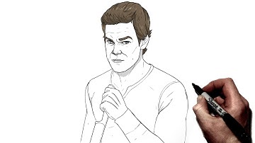 How To Draw Dexter | Step By Step