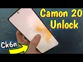 Tecno Camon 20 &amp; 20 Pro Pattern Pin Password Unlock&#39;&#39;Tecno ck6n Hard Reset&#39;&#39;