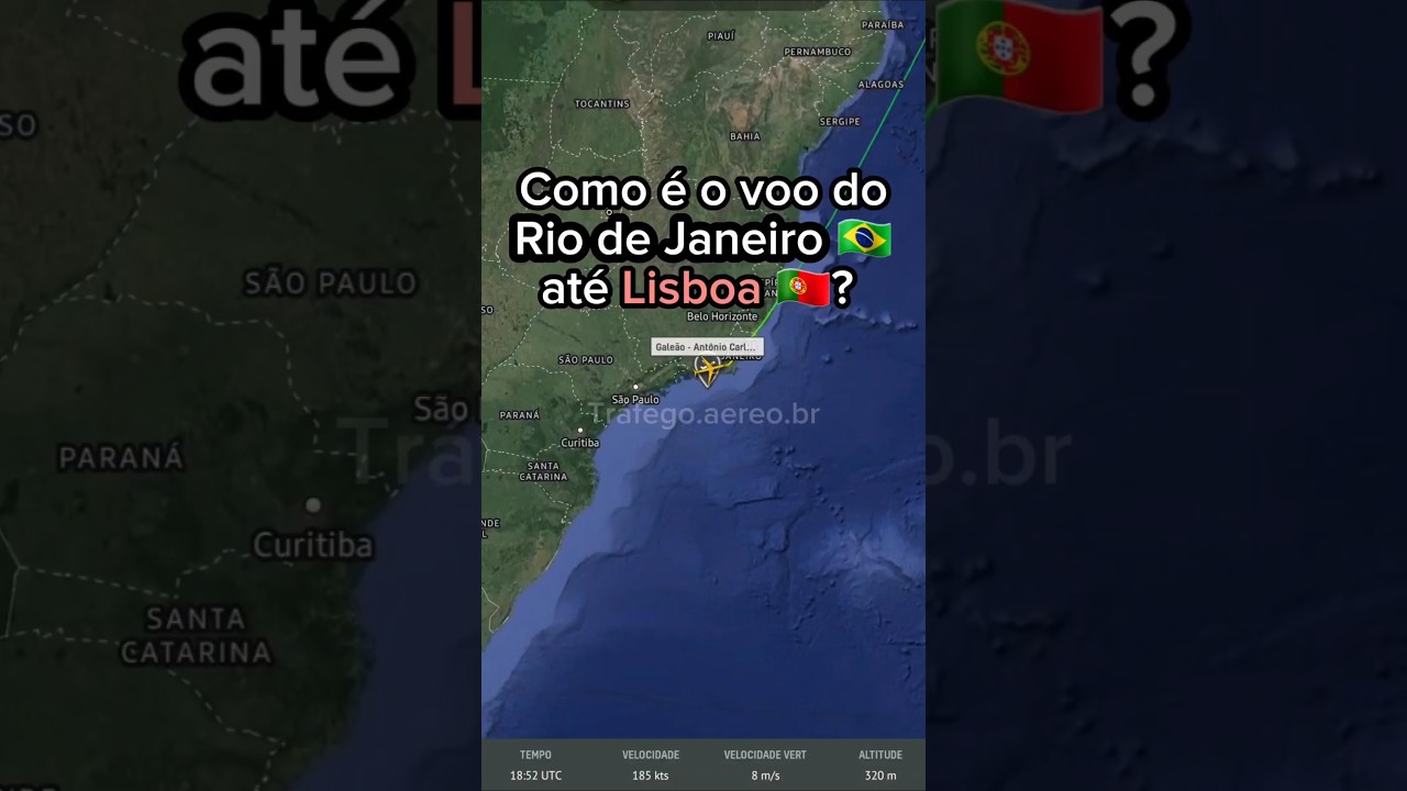 Rio de Janeiro - Portugal 🇵🇹 Como é o voo do RJ até Lisboa? ✈️