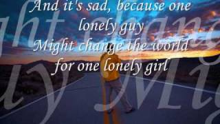 The Lonely Guy -written: G. Frey and J. Tempchin-lead vocal: M. Carl chords