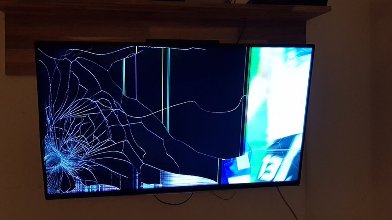 HE SMASHED THE TV YouTube