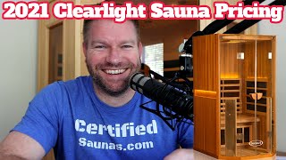 2021 Clearlight Sauna Pricing - Price Increase In 2 Days