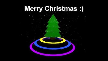 OpenFrameworks FFT Postcard 2.0 - Merry Christmas! :)