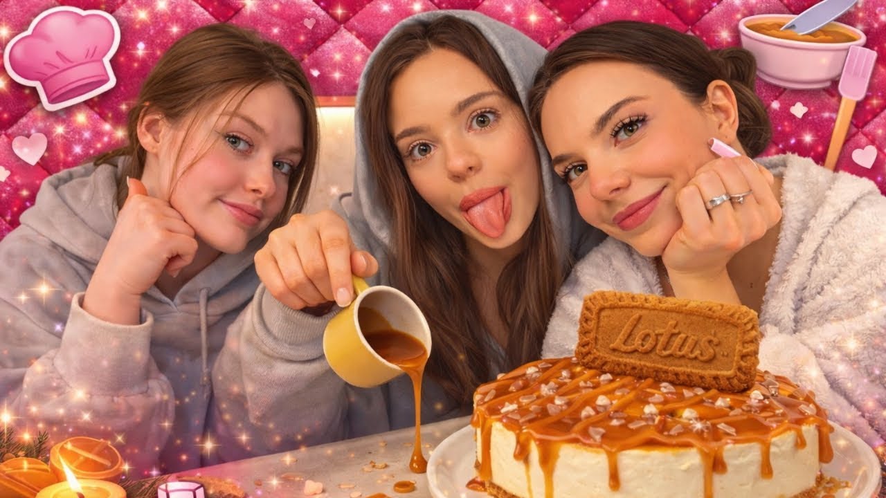 Готовим чизкейк Lotus 🍰 на стриме 🤍🍯