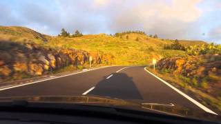Tenerife drive towards Teide National Park