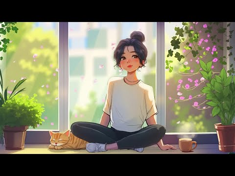 Peaceful Morning Routine 🌻 A Playlist Lofi For Study, Relax, Stress Relief 🍃weekend Lofi Mood