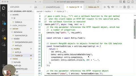 02.17: display all journal entries on index page; add route for variable path to edit specific entry
