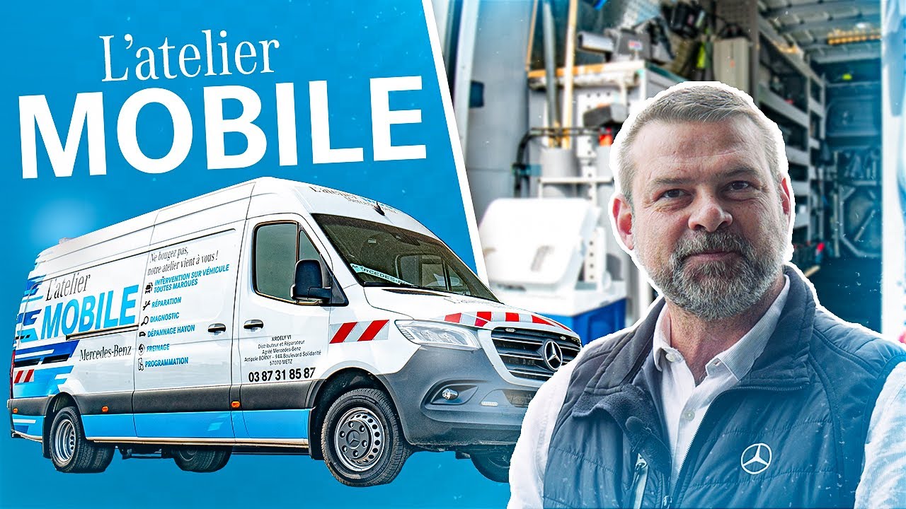 L'atelier mobile - Le nouveau service Mercedes-Benz Kroely !