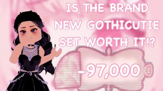 IS THE BRAND NEW GOTHICUTIE ROYALE HIGH SET WOTH YOUR MONEY