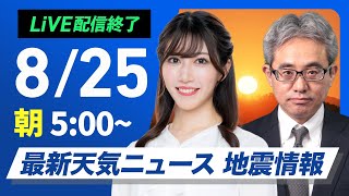 ウェザーニュースの配信のサムネイル画像