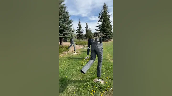 Morning Run by Theresa Calvert bronze runners in f...