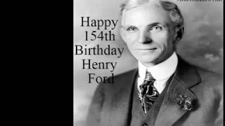 Happy 154th Birthday to Henry Ford - GK Nugget #42