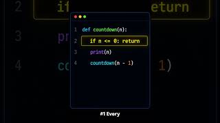Information Python Tutorial #25 🚀 Recursion Explained in 60 Seconds! #shorts News