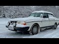 Volvo 240 Snow Fun