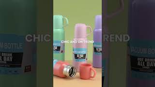 Vacuum Flask Sets Stainless Steel Thermos Cup Creative Gift Set With Cover