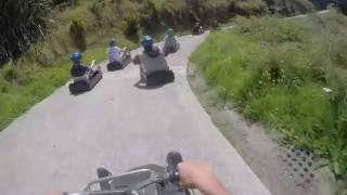 Rotorua Luge Shunts And Crashes