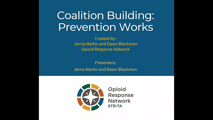 Building Community Coalitions for Substance Use Prevention