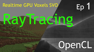 Realtime OpenCL GPU Voxels Raytracer