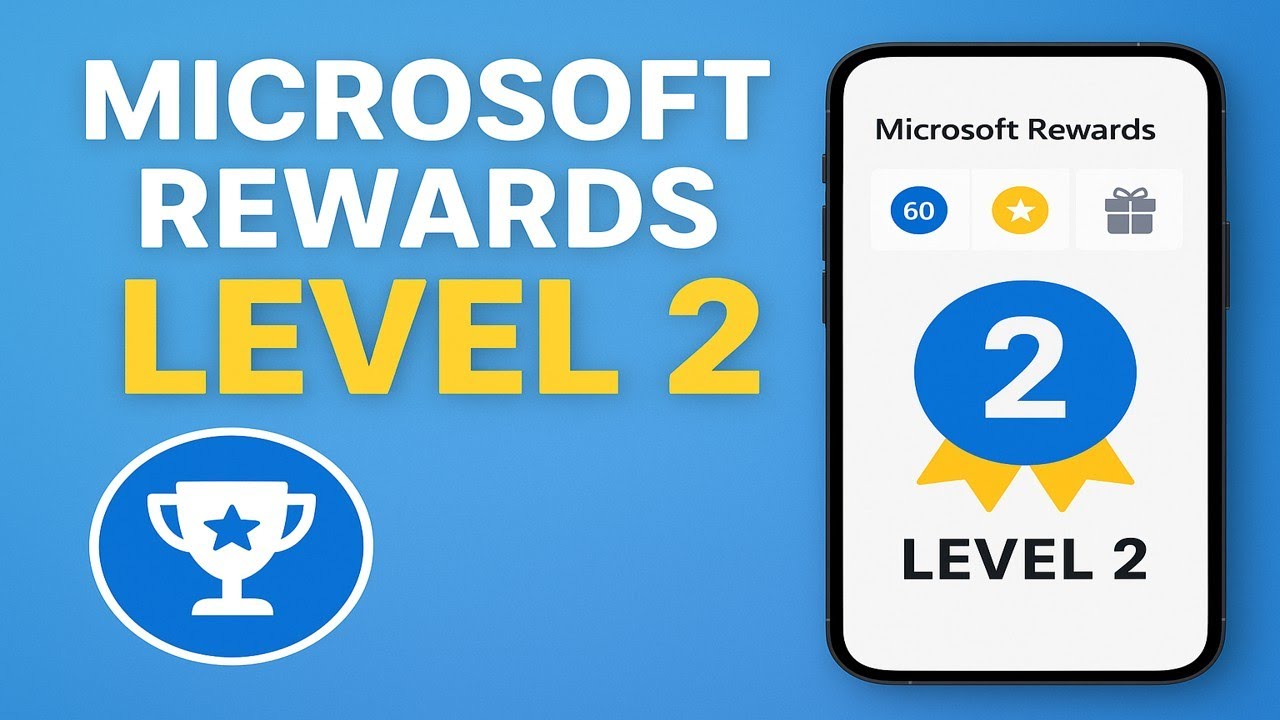 Microsoft Rewards Level 2 Step by Step Guide Easy Method YouTube