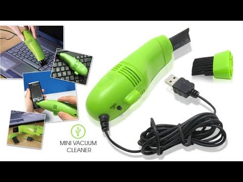 Mini USB Vacuum Cleaner || Keyboard Cleaner Unboxing & Review - YouTube