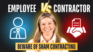 Employees vs Contractors | Beware of Sham Contracting