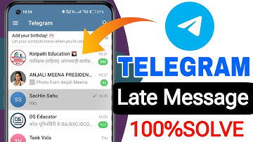 How to fix Telegram late message problem || telegram late notification problem solved