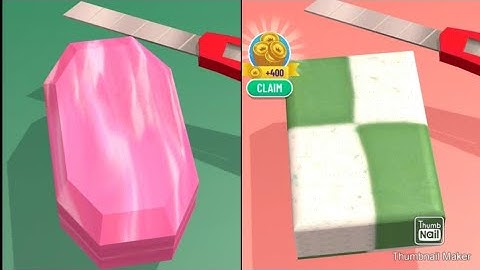 Soap cutting ASMR Video, Relaxing Sounds, All Levels Gameplay Walkthrough Android iOS