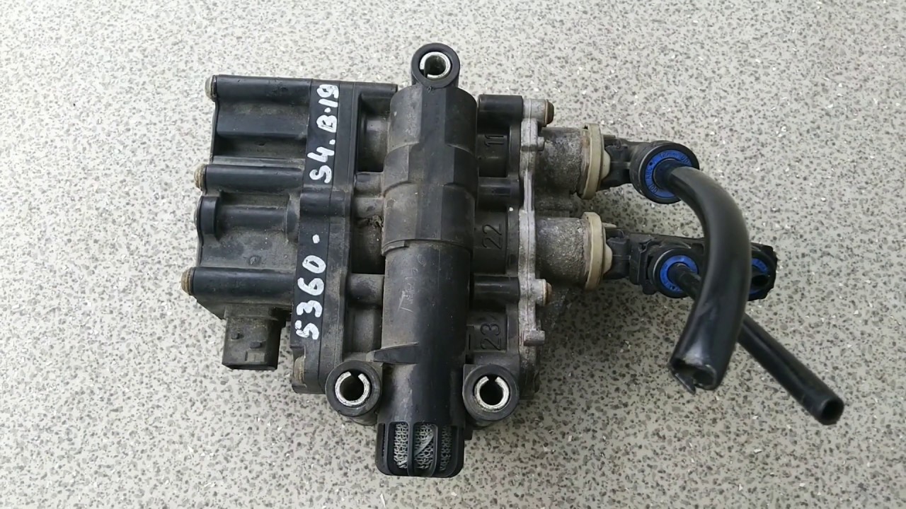 Блок клапанов w221