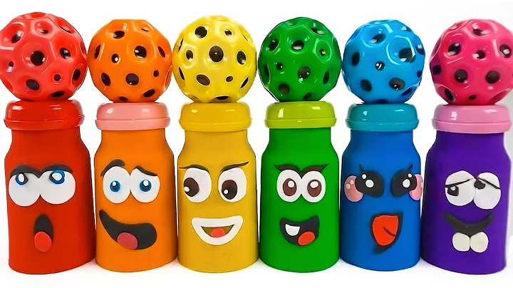 Satisfying Stress Ball & DIY Cute Milk Bottle Kinetic Sand ASMR 🌈 Kinetic Sand ASMR