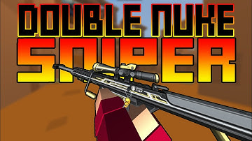 Krunker SNIPER DOUBLE NUKE (57-0) Krunker.io Gameplay. Double Nuke