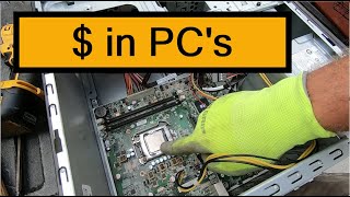 $ in scrap PC's - how much money can you get from scrap computer towers?