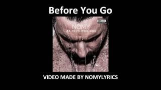 Nomy - Before you go (Bonus song) / Lyrics chords