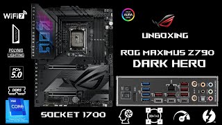 ROG MAXIMUS Z790 DARK HERO MOTHERBOARD | UNBOXING | Распаковка