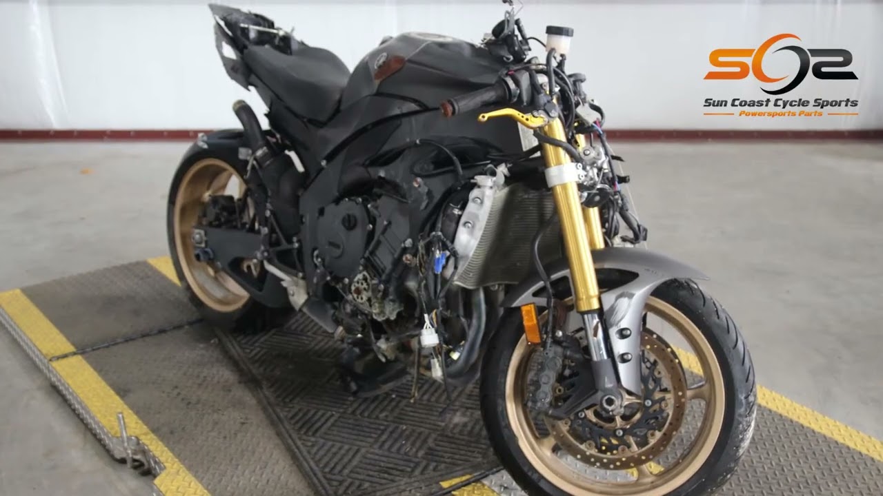 09-14 Yamaha YZF R1 Front Fork Suspension BENT - Sun Coast Cycle