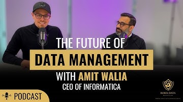 The Future of Data Management with Amit Walia | CEO of Informatica | Data Leader