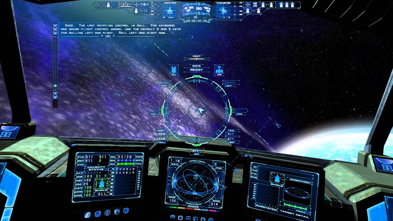 Evochron Legacy Basic Flight Control 1080p 60fps