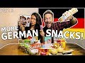 American Girlfriend Tries German Snacks & Candy (Part 3)